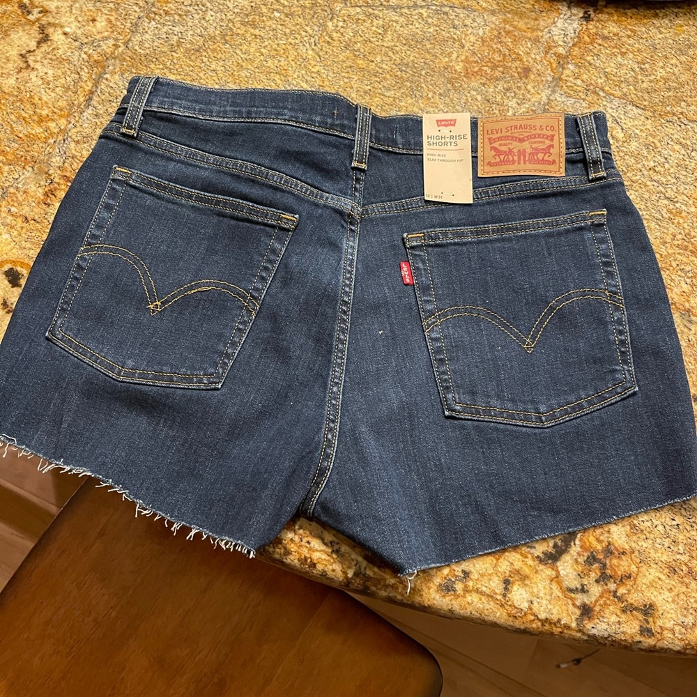 Levi’s High Rise Jean Shorts